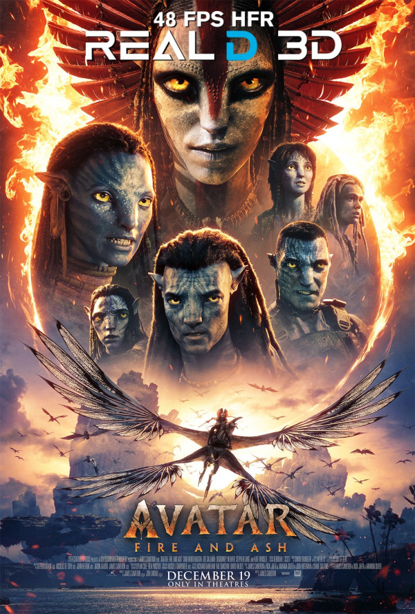 3-D (HFR) Avatar: Fire and Ash